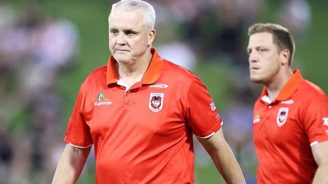 Dragons coach Anthony Griffin is under the pump. Picture: Mark Kolbe/Getty Images