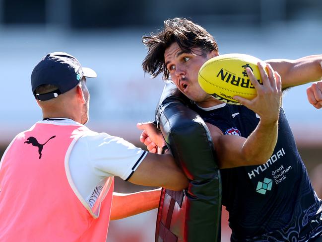 Elijah Hollands has stepped away from the Blues. Picture: Josh Chadwick/Getty Images.