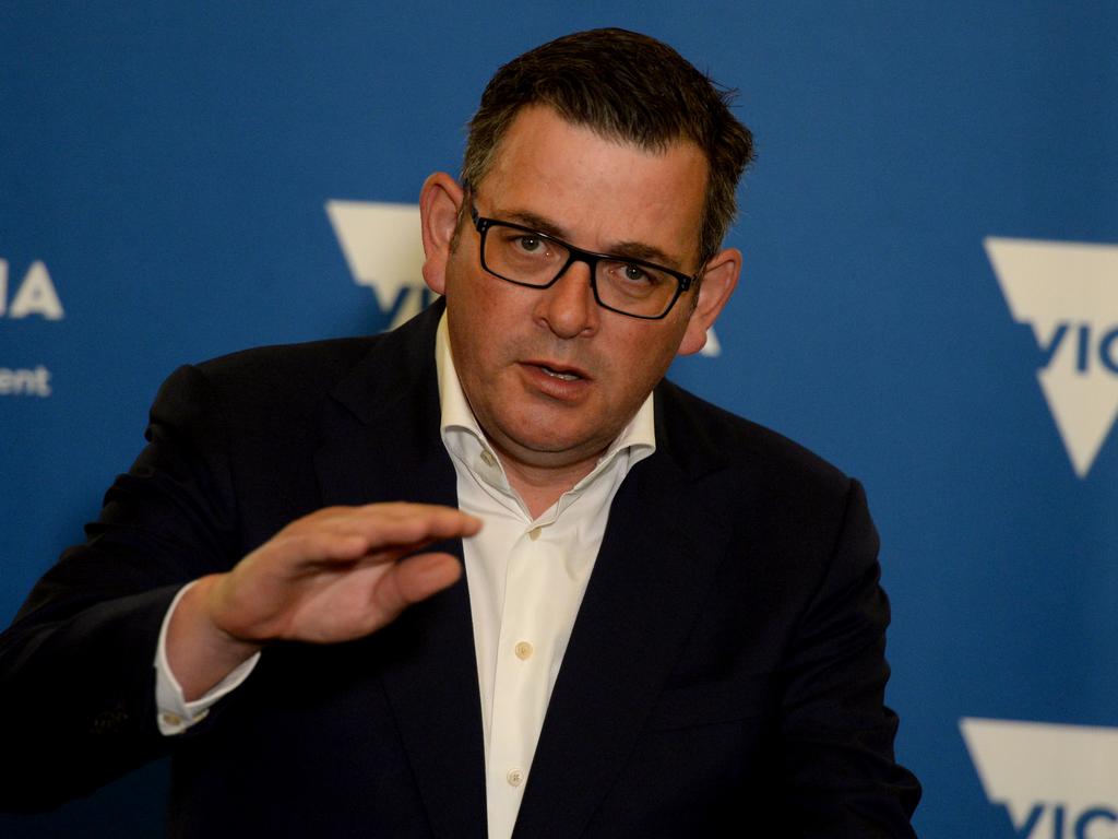 Daniel Andrews will not rule out enforcing public health orders such as lockdowns, mask-wearing, vaccination mandates, and quarantine despite soaring vaccination rates. Picture: NCA NewsWire / Andrew Henshaw