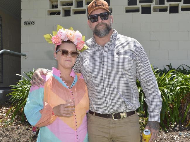 Brooke and Asa at Warwick Cup race day at Allman Park Racecourse, Saturday, October 14, 2023. Picture: Jessica Klein