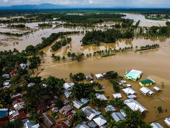 A general view of the flooded Municipality of Kabacan, North Cotabato, on the southern island of Mindanao. Picture: AFP