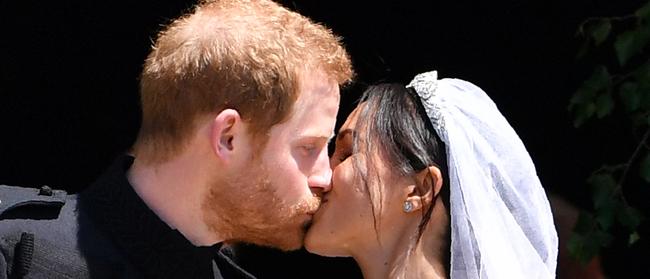 Union … Prince Harry was right to put love and marriage to Meghan before the ‘Firm’, Corrin argues. Picture: Ben Stansall/AFP