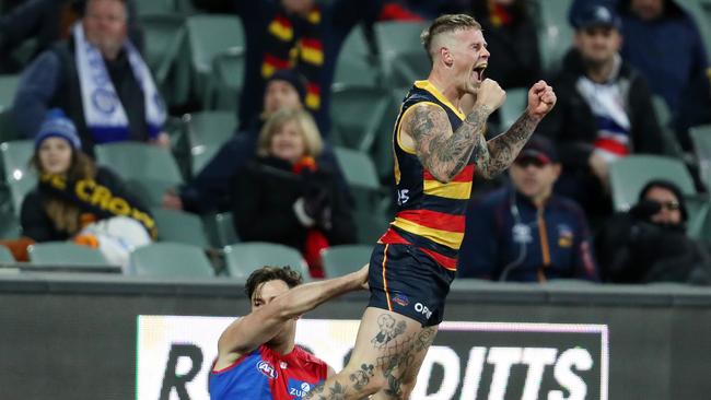 Ben Crocker playing for Adelaide this year. Picture: Sarah Reed