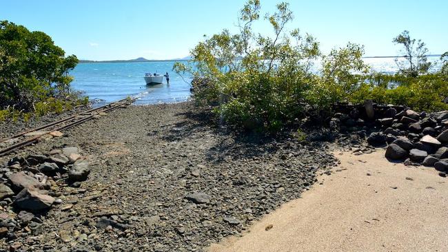 Poole Island features a boat ramp.