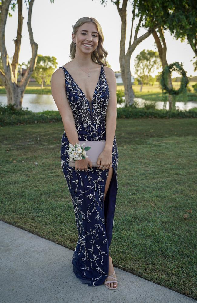 Jordan Lesleighter at the Mackay North State High School formal at Windmill Function Centre, November 19, 2021. Picture: Heidi Petith