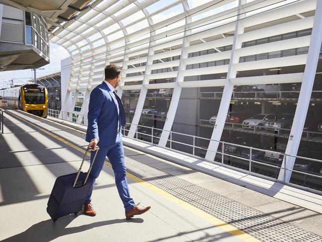 A downturn in tourism has hit the Airtrain service in Brisbane. Picture: Jesse Smith