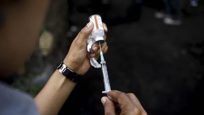 The product is often injected or used as a nasal spray. (Photo by Ulet Ifansasti/Getty Images)