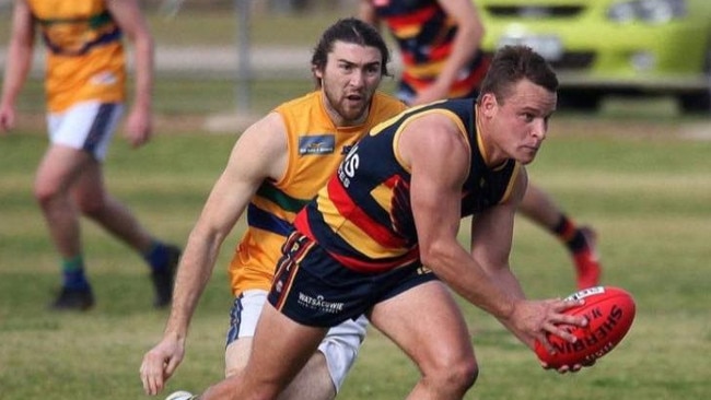 CMS winger Jarryn Male in action. Picture: CMS Crows Football Club