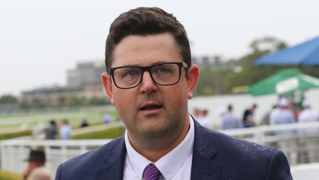 Trainer Mitchell Beer has a promising three-year-old in Flying Sultan. Picture: Grant Guy
