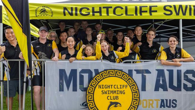 Nightcliff Swimming Club at the 2025 NT Swimming Championships. Picture: Pema Tamang Pakhrin