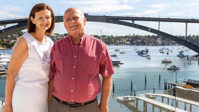 Angela and Joseph Assaf at their home in Drummoyne.