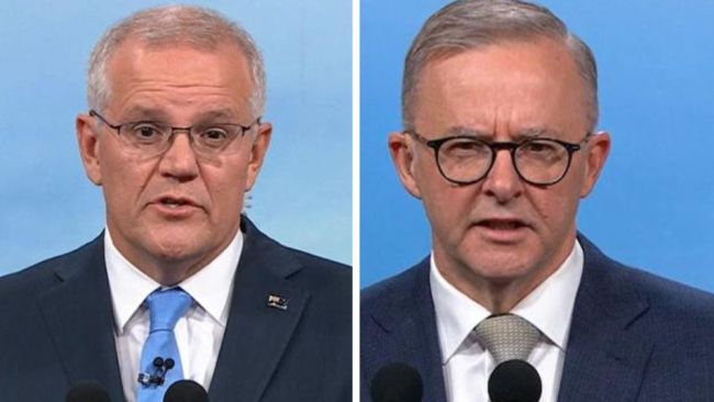 Leaders debate live: Albo and ScoMo in fiery clash | news.com.au ...