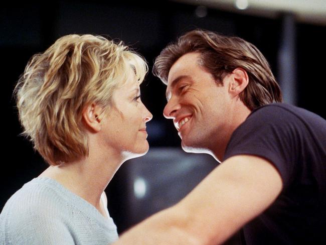 Circa 1998, Rebecca Gibney and Hugh Jackman in Halifax FP: Afraid of the Dark.