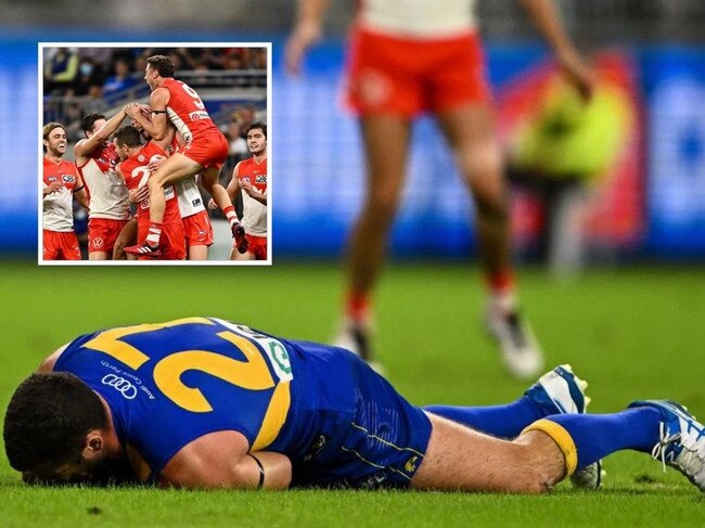 The West Coast were absolutely thrashed by the Sydney Swans.