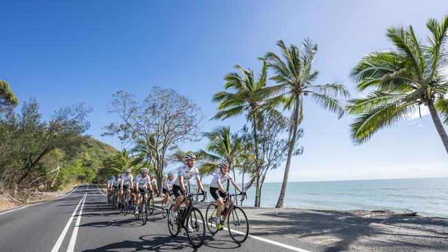 The Gran Fondo Festival will see riders of all fitness levels take on the Great Barrier Reef Drive this weekend. Picture: Supplied.