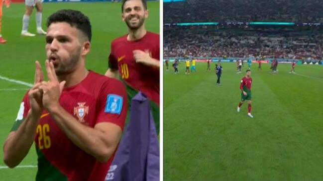 Ronaldo walks off early instead of celebrating epic win with teammates?