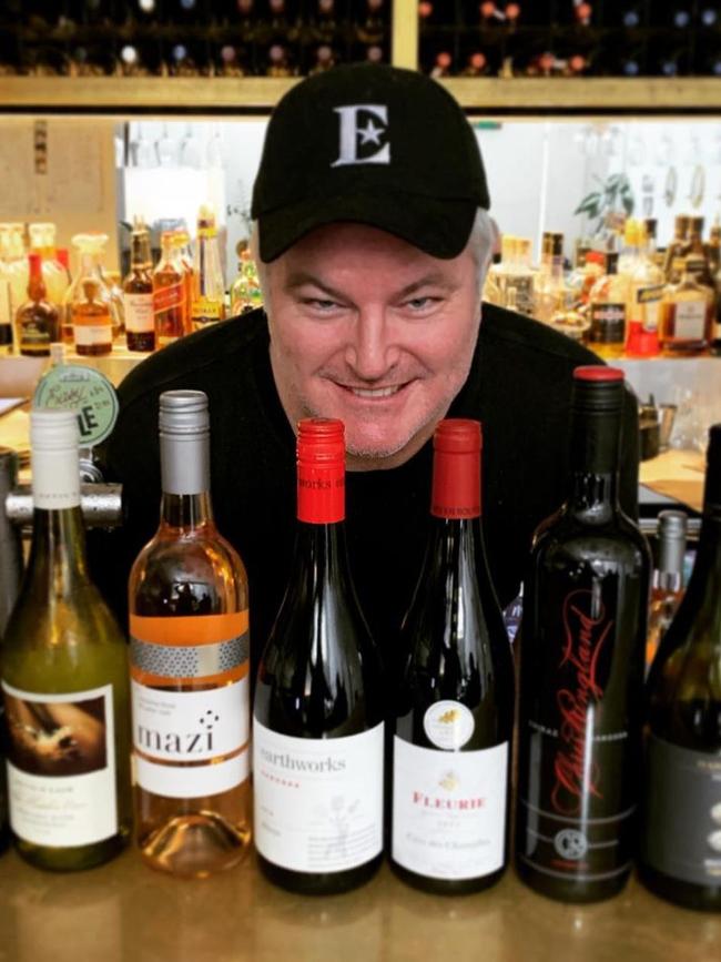 MacGill at Aristotle’s restaurant. Picture: Instagram.