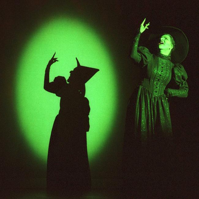 Pamela Rabe as the Wicked Witch of the West in the Wizard of Oz in 2002. Picture: Karen Dodd