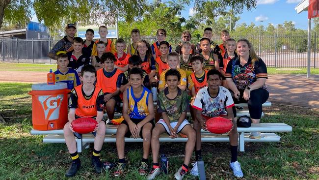 The NT boys team heading down for the 2023 under-12 Australian Championships. Picture: Supplied