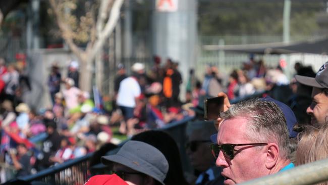 Fans flocked to see the Demons take on the Dockers at Traeger Park, Alice Springs, on June 2, 2024.