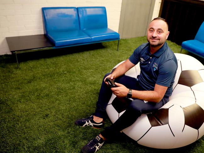 The $1 million Australasian Sports Centre is modelled after the Manchester City Football Club’s academy facilities and includes a dedicated FIFA room.