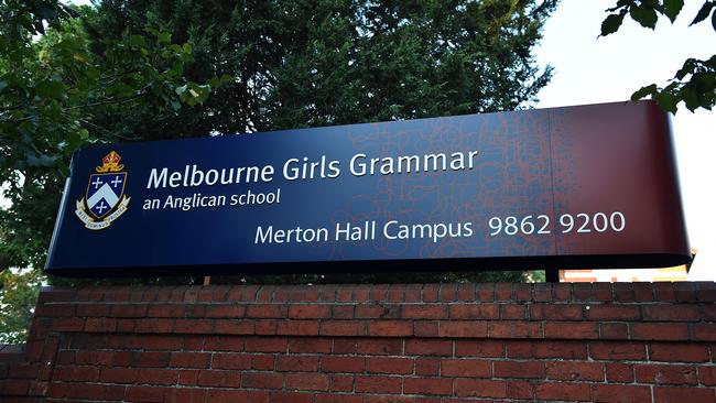 Senior staff at Melbourne Girls’ Grammar are paid about $227,000 each on average. Picture: Ellen Smith