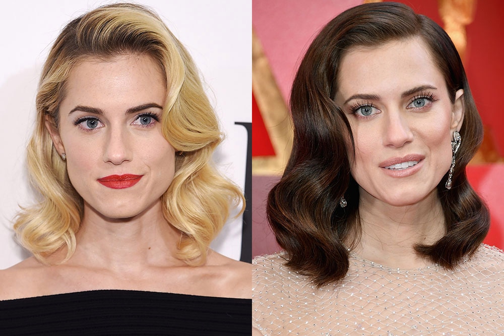 <h2><strong>Allison Williams</strong></h2><p>The<em> Girls</em> actress channeled old-school Hollywood glamour vibes when she went blonde in 2017.</p>