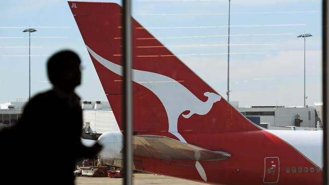 The coronavirus pandemic has almost completely grounded QANTAS’ fleet.