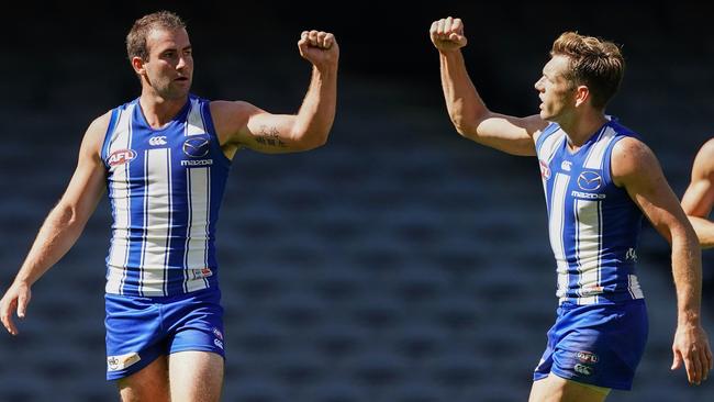 Current-day stars Ben Cunnington and Shaun Higgins both make the cut. Picture: AAP