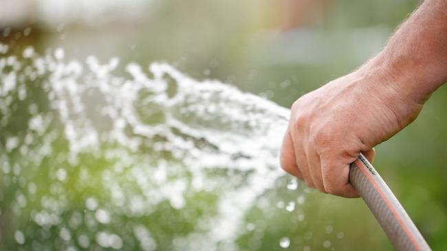 Under Level 1 restrictions you won’t be able to water the garden without a trigger nozzle hose. Picture: file