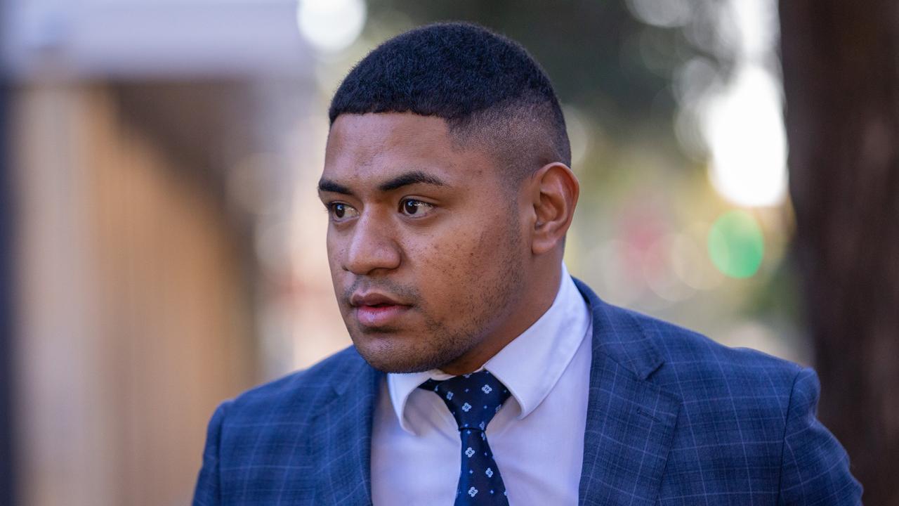 Former NRL star Manase Fainu is appealing his conviction for stabbing a man outside a church dance in Sydney. Picture: NCA NewsWire / Christian Gilles