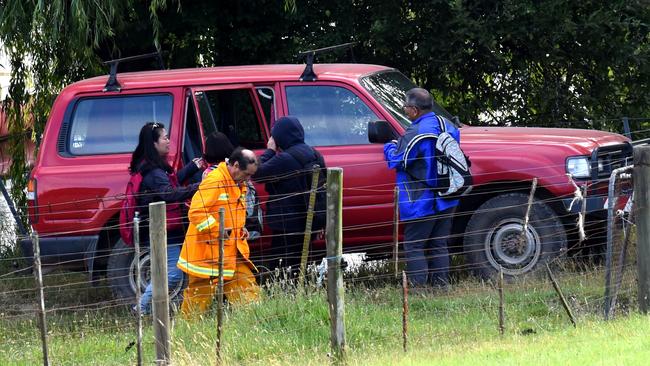 All 12 people on board the hot-air balloon are believed to be safe. Picture: Nicole Garmston