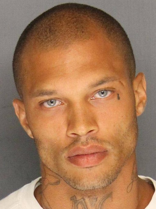 Californian Jeremy Meeks found global fame as “Hot Felon” when his mugshot went viral — and turned it into a modelling career. File picture