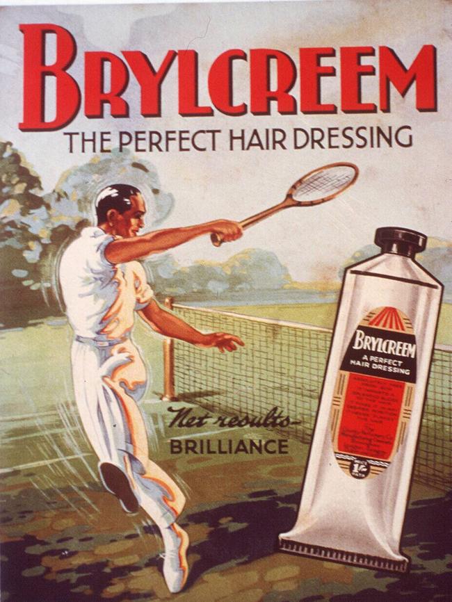 Another poster for Brylcreem hair cream for the same time.