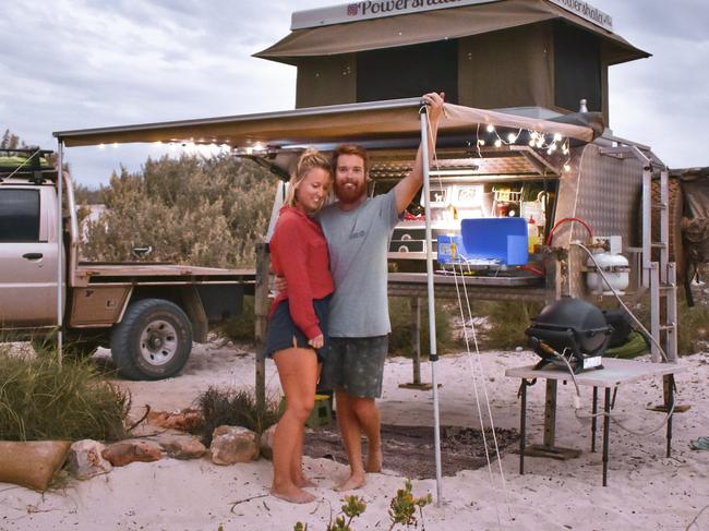 Faye Martin and Max Dalton at Warroora Station on Australia's Coral Coast.