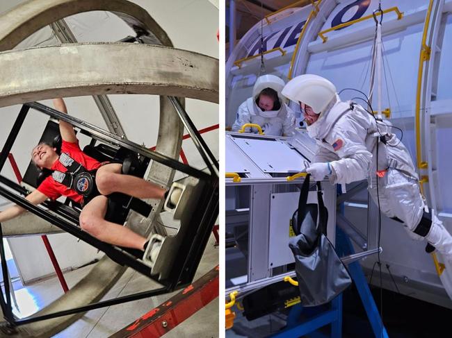 Photos have emerged showing Loreto College students finally at NASA's Space Camp. Picture: Facebook