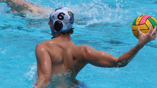 Young water polo player Nicholas Crowe