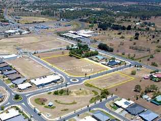 Drone footage shows the location of the first stage of Barcoo Commercial. Picture: Contributed