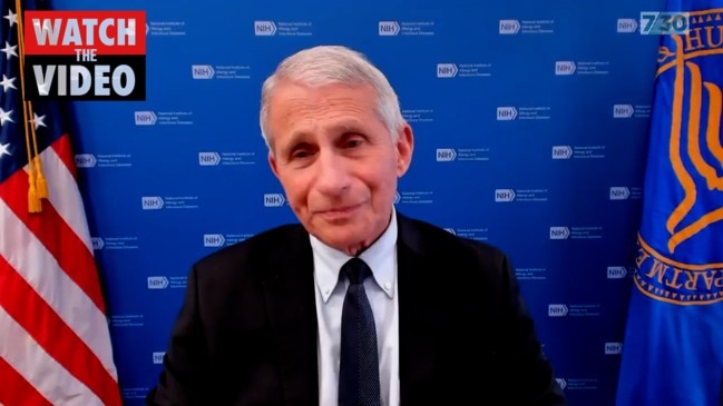 Dr Anthony Fauci outlines way forward for Australia (7:30 Report)