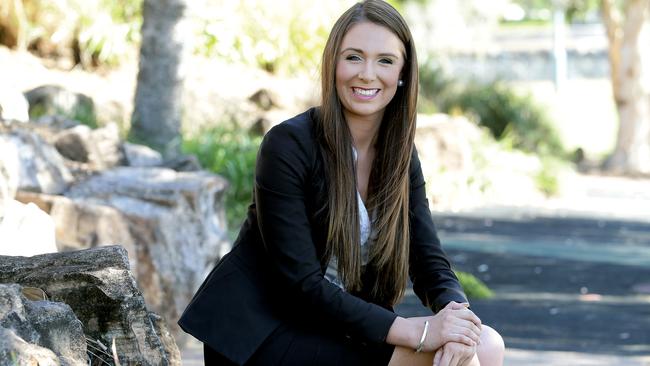 Meaghan Scanlon photographed when first standing for the ALP in the seat of Fadden. Pic by Luke Marsden.