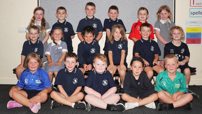 Ocean Grove Primary Class FMM Back row L-R: Sienna Rath, Edward Oats, Harry Brockway, Zander Bazely, Ted Swinton and Maggie King. Middle row L-R: Jack Amer, Tigerlily Paull, Levi Sterling, Evelyn Cardey, Vance Welch and Ivy Abela. Front row L-R: Edie Waight, Jake Russell, Knox Houston, Juliette Garnier and Floyd Church.