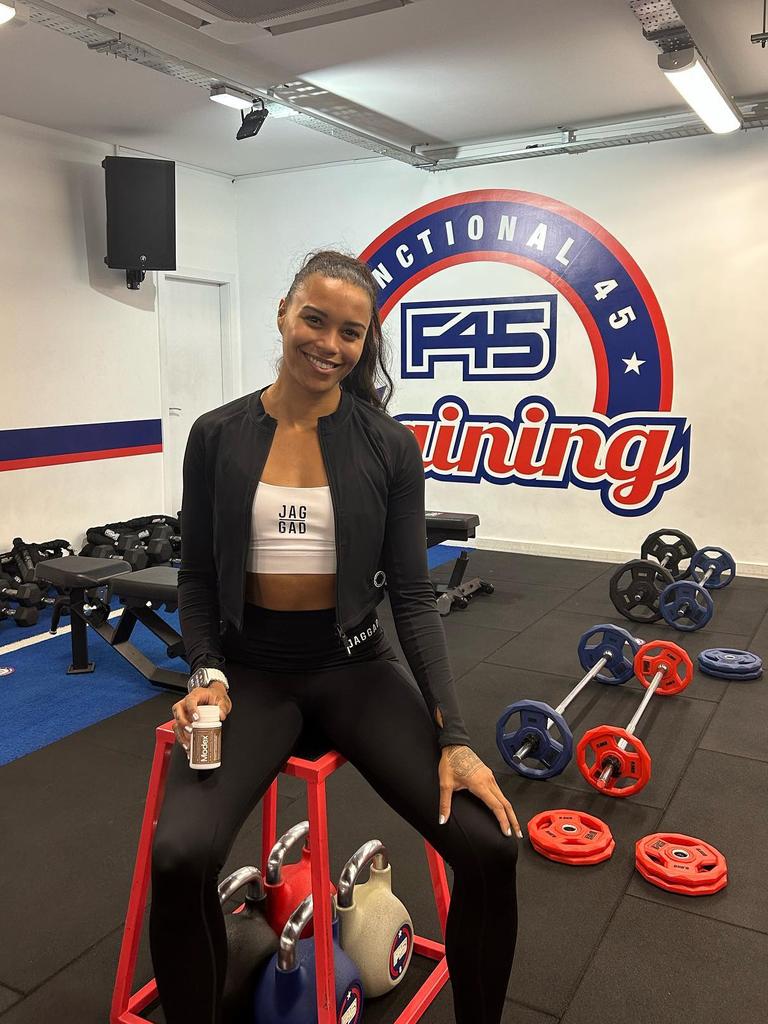 The vegan athlete is an F45 Global Ambassador. Picture: Instagra/@morganmitch