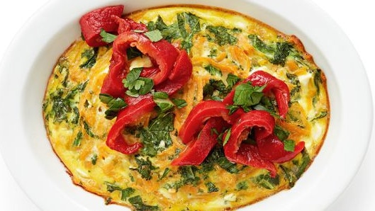 This baked egg dish is a great savoury option.