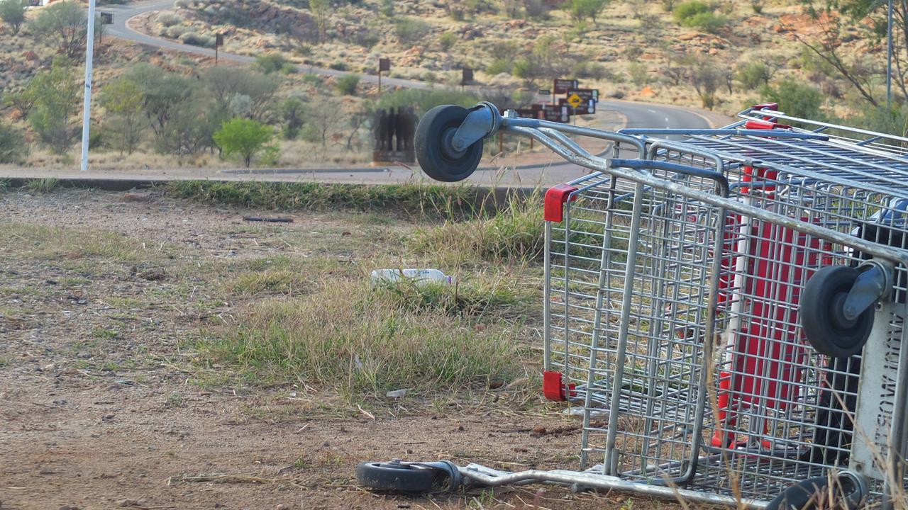 More than $100,000 in fees and about 550 abandoned trolleys have been collected in six months in Alice Springs.