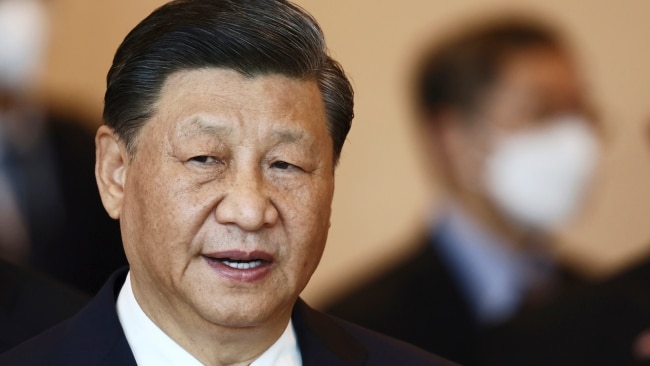 Chinese President Xi Jinping will likely use the downing of his country's spy balloon as "pretext" to take down a US plane in contested waters over the South China Sea, writes Professor Joseph M. Siracusa. Picture: Jack Taylor, Pool Photo via AP