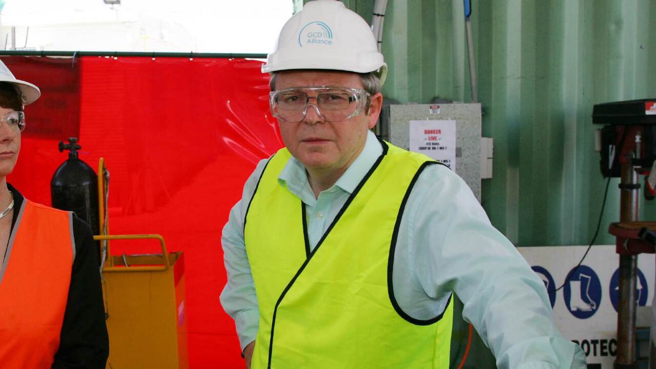 Kevin Rudd grilled over pink batts scheme