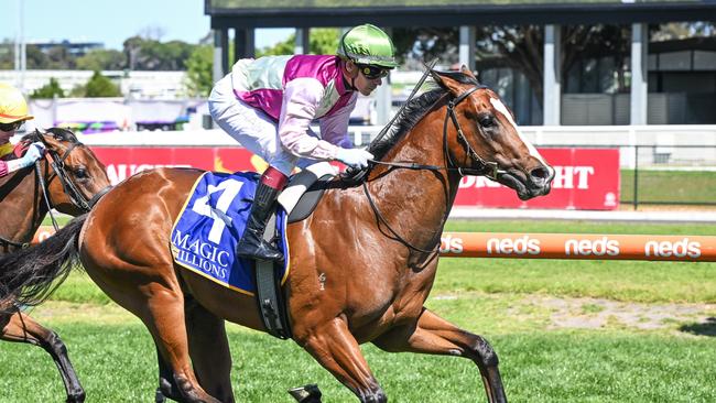 Coleman was an impressive winner in the Debutant Stakes at Caulfield last October. Picture: Reg Ryan/Racing Photos via Getty Images