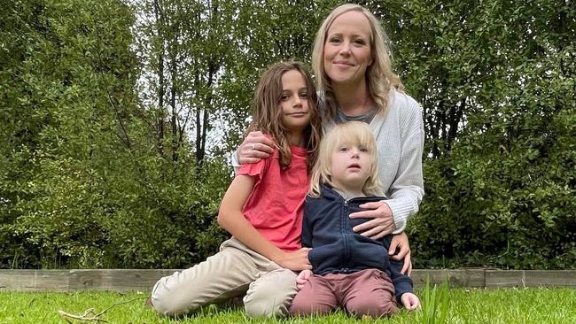 Emily Ellis stated her own business so she could care for sons Elijah, 10 and Taylor, 3 after her youngest was diagnosed with cystic fibrosis. Picture: Supplied.