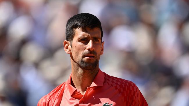 Djokovic caused a stir after his win. (Photo by Emmanuel DUNAND / AFP)