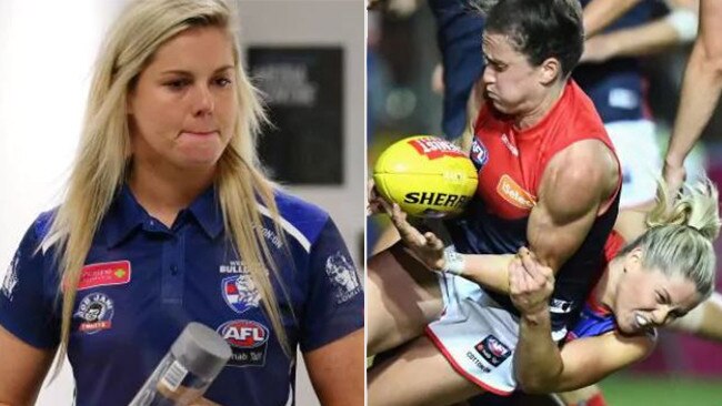 Katie Brennan was banned for a ‘sling’ tackle.